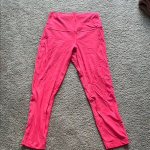 lululemon athletica cropped align leggings size 4